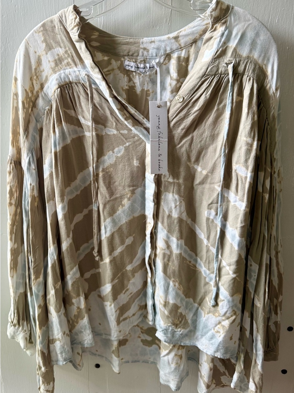 NWT Young, Fabulous & Broke boho blouse